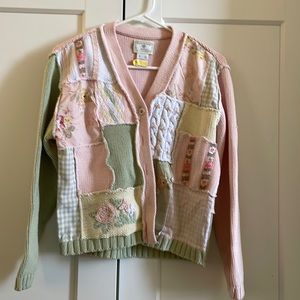 Vintage patchwork sweater
